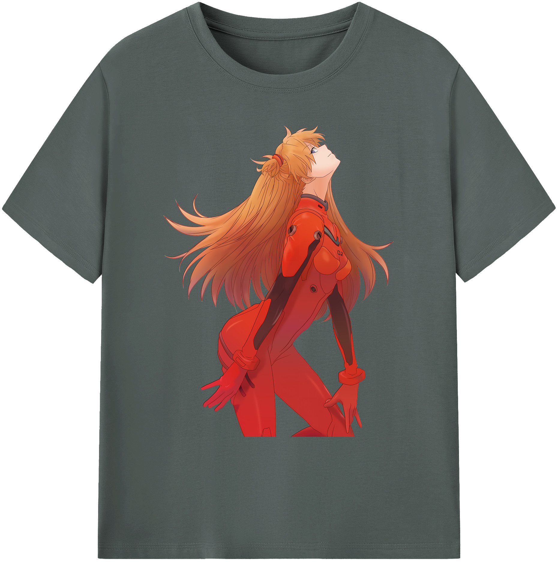 （画像用） EVA 新世紀エヴァンゲリオン 綿100％ メンズ半袖Tシャツ｜肌触りやわらか＆通気性